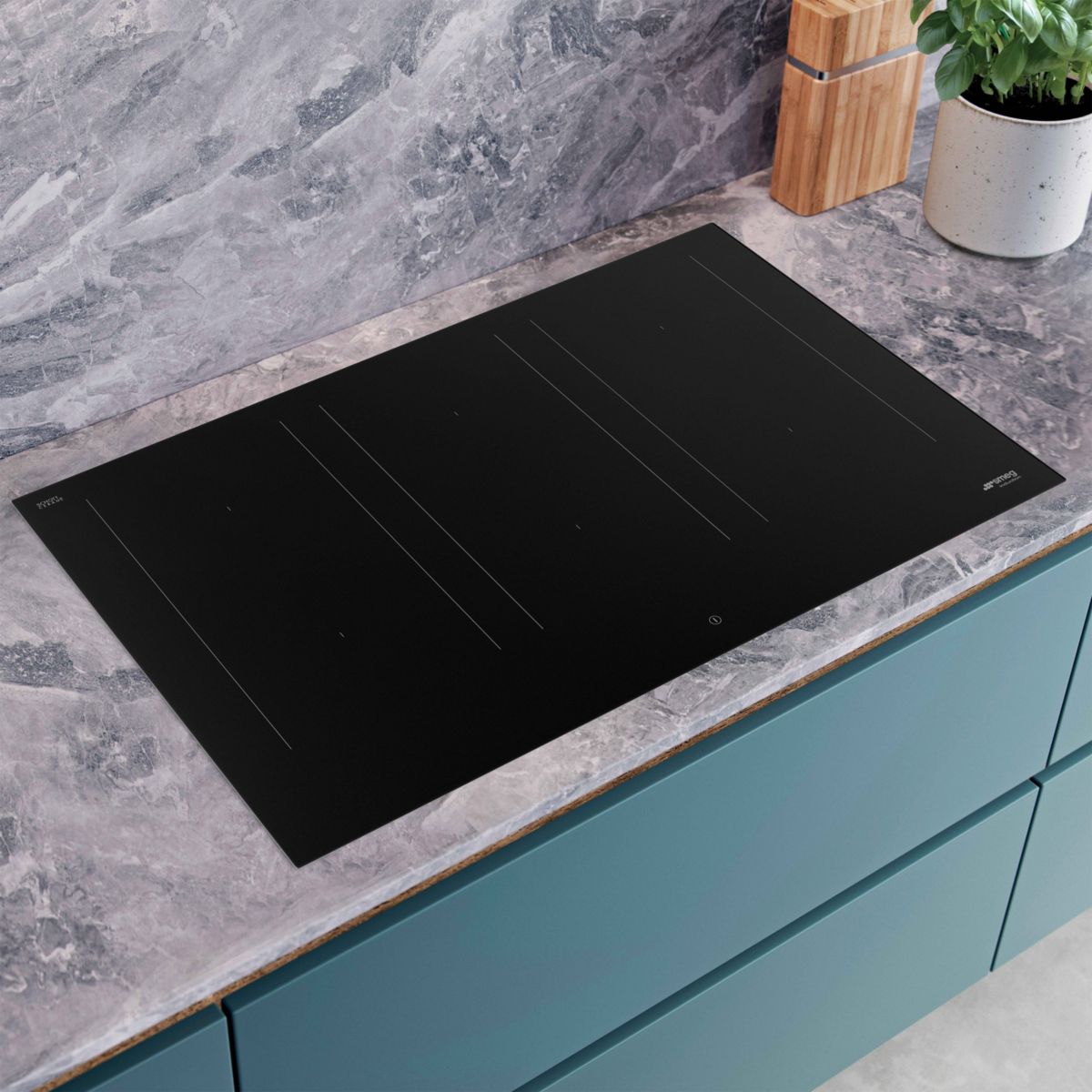 Plaque induction SIM3864N couleur unique, SMEG