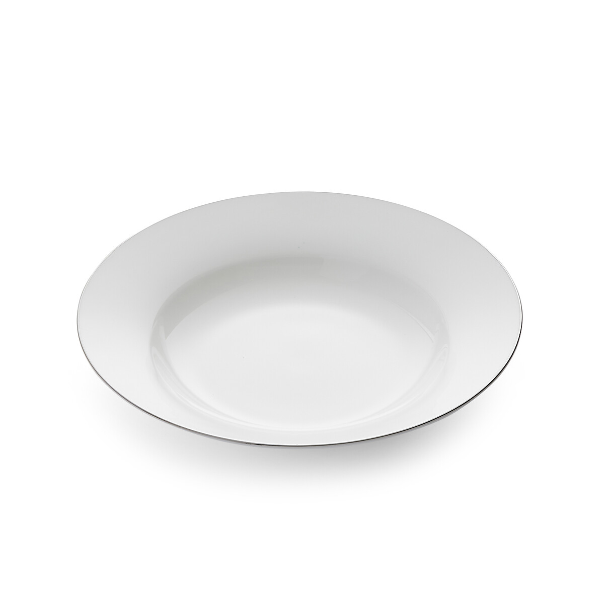 Set of 4 Serendipity Platinum Soup Plates white, ROYAL WORCESTER