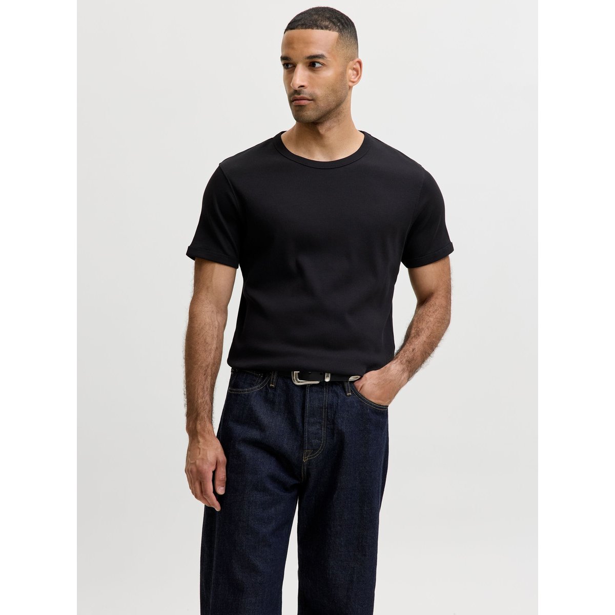 T-Shirt black 1, JACK & JONES