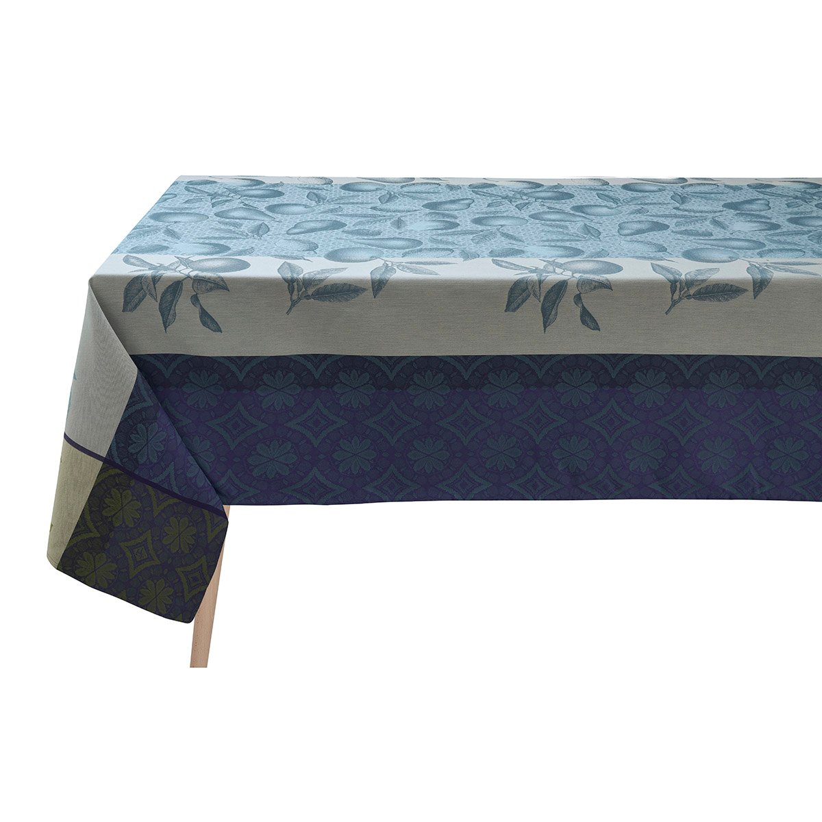 Nappe en Coton, ARRIÈRE-PAYS cassis, LE JACQUARD FRANCAIS