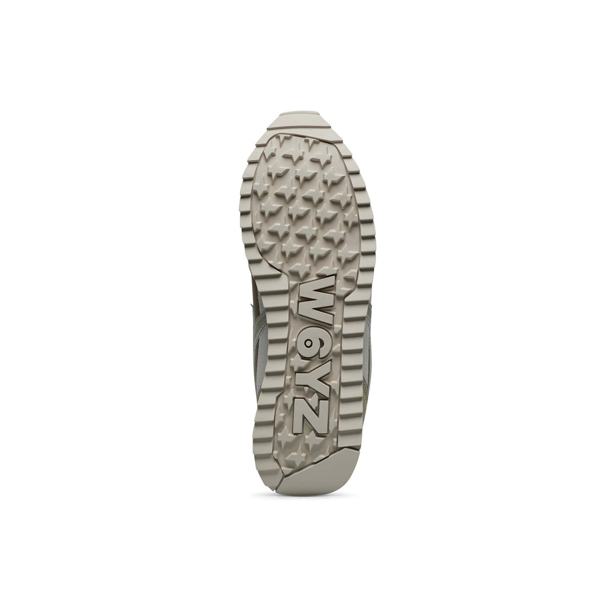Baskets en tissu technique et suède JET-M. blanc-brun, W6YZ