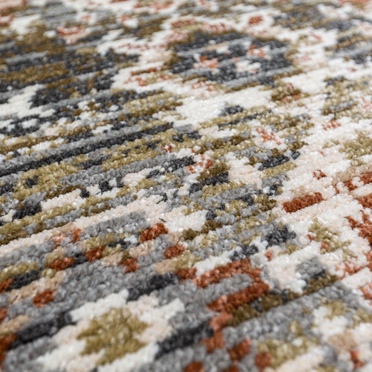 Tapis vintage de couloir GIA vert, FLAIR RUGS