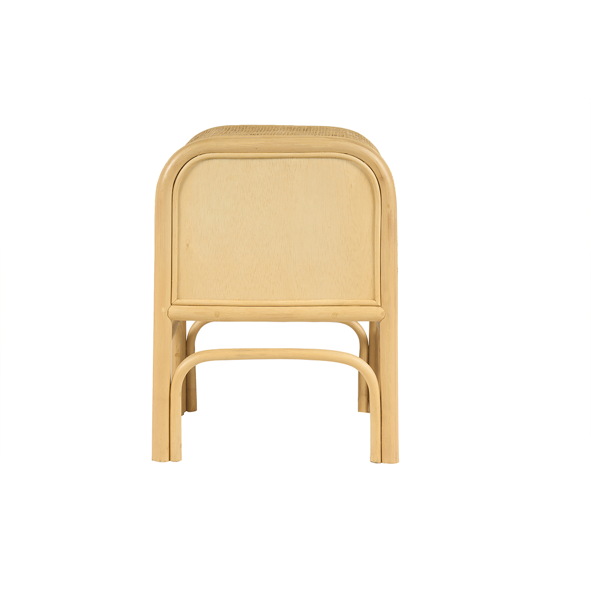 Table de chevet en rotin GALON naturel, MILIBOO