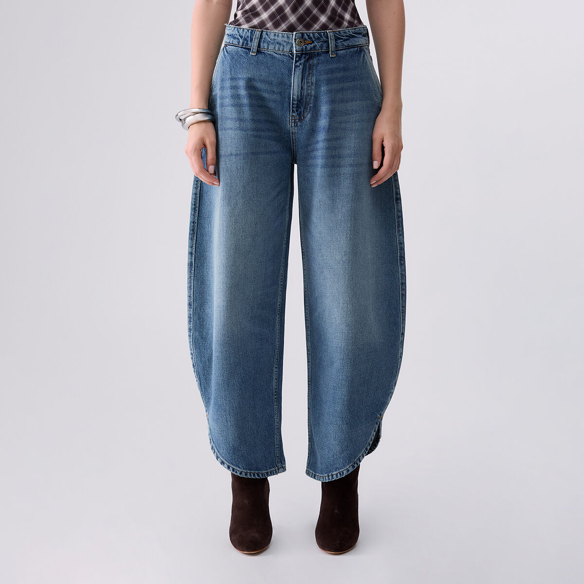 Jean bouffant denim bleu, LIU JO