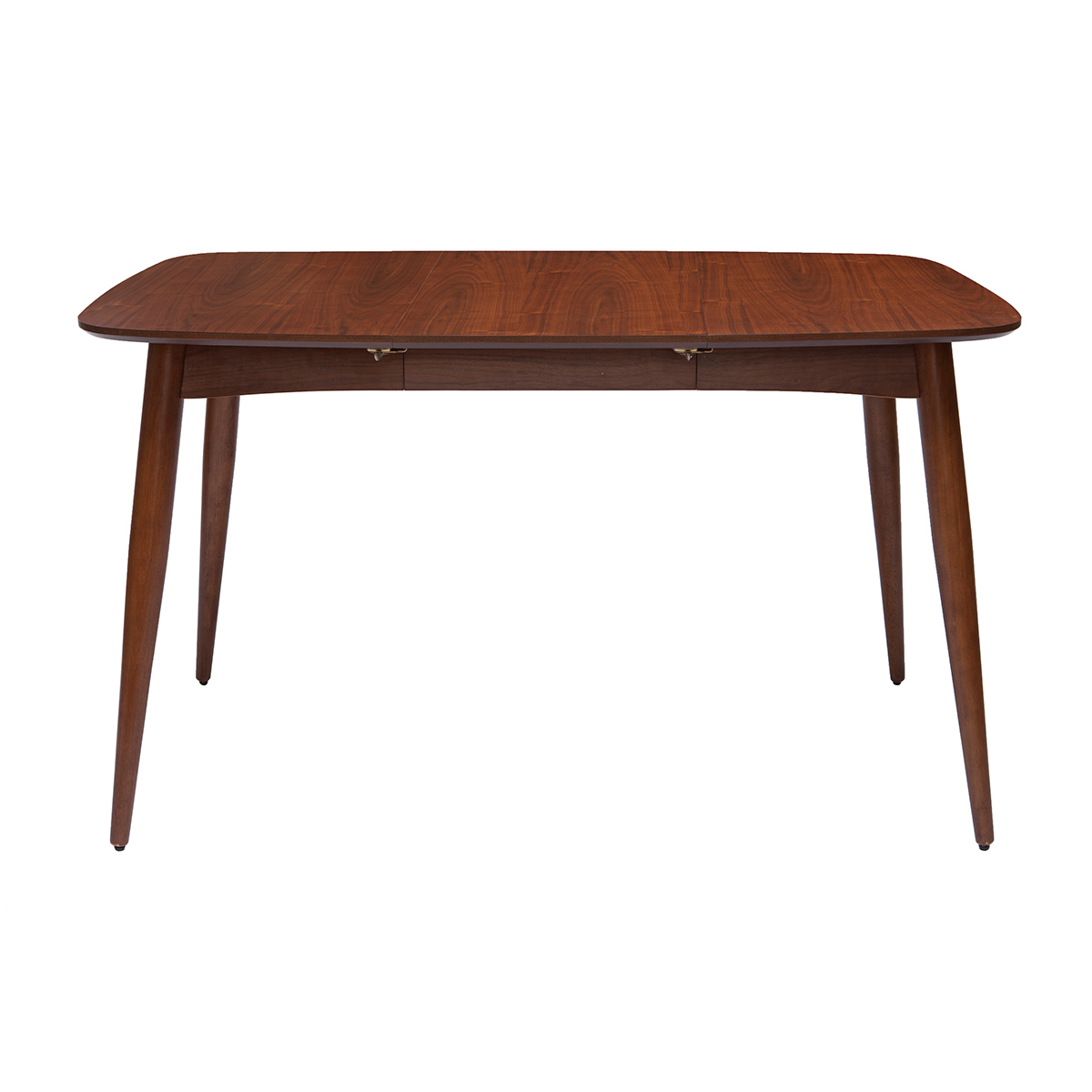 Table à manger extensible carrée en bois L90-130 cm NORDECO noyer, MILIBOO