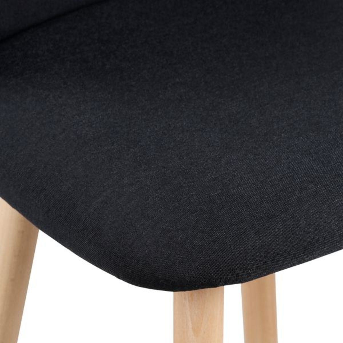 Chaise de bar tissu noir, ZAGO