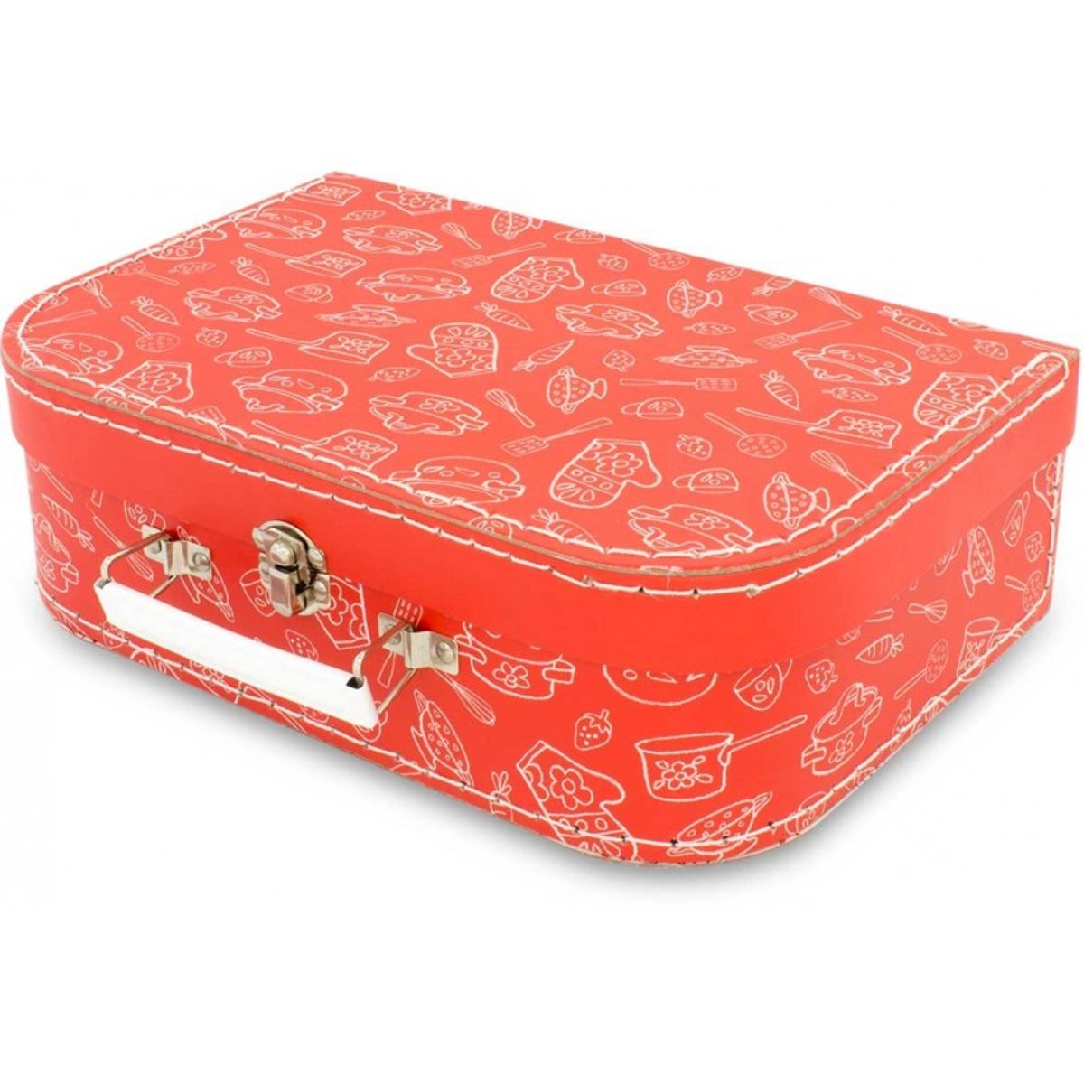 Mallette Batterie de cuisine rouge, ULYSSE