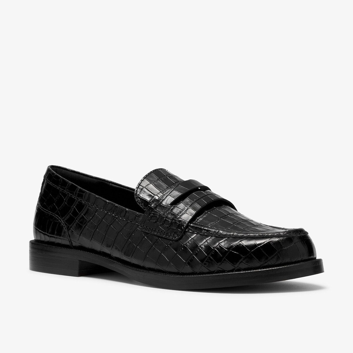 Straven2 Penny leather loafers black, CLARKS