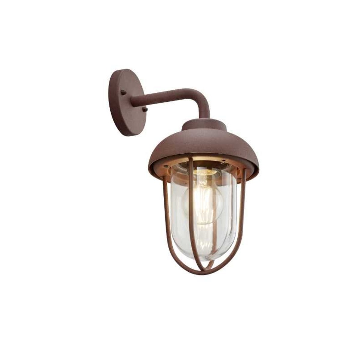 Applique outdoor rétro métal Duero rouille, TRIO