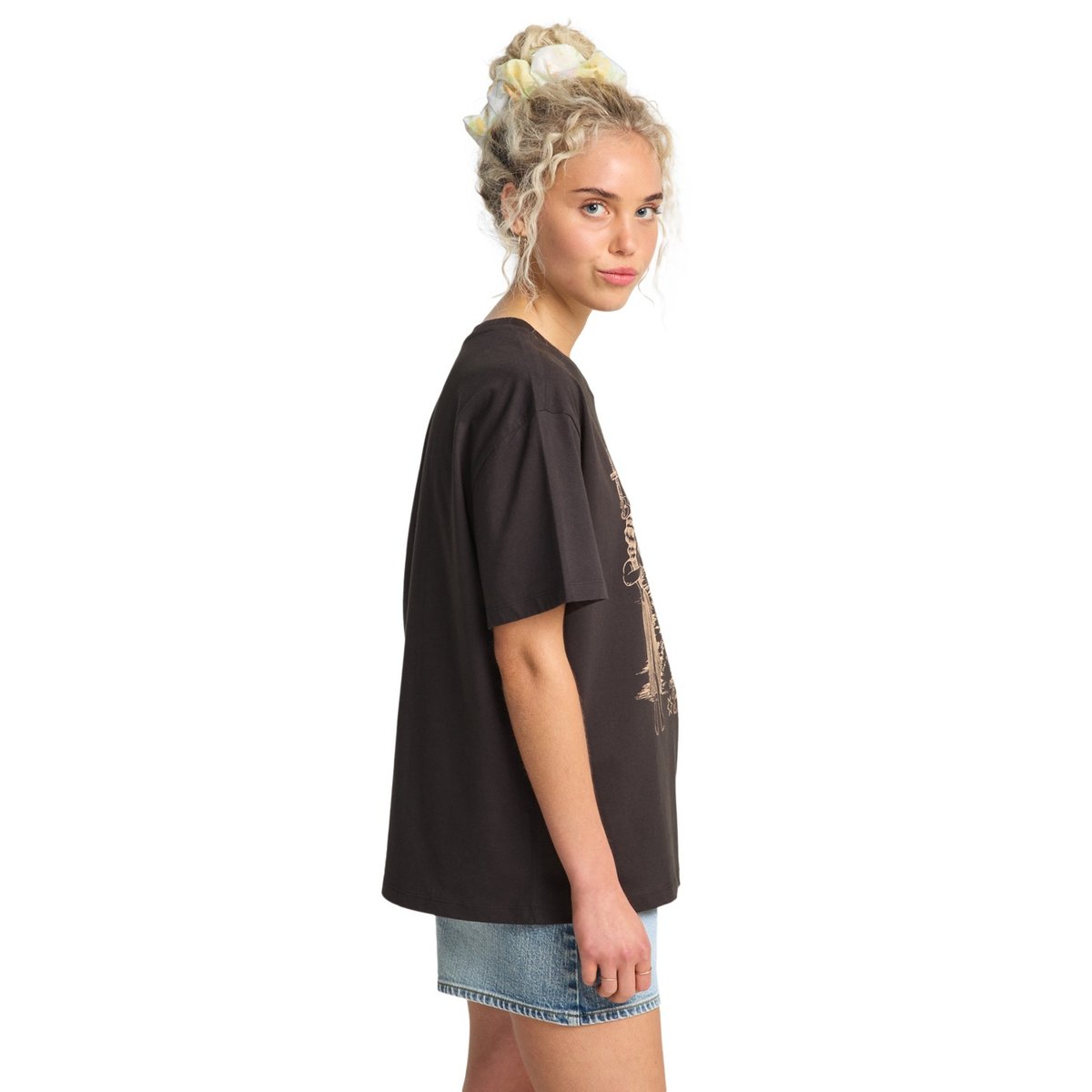 T shirt manches courtes VACAY WONDER noir off black, BILLABONG