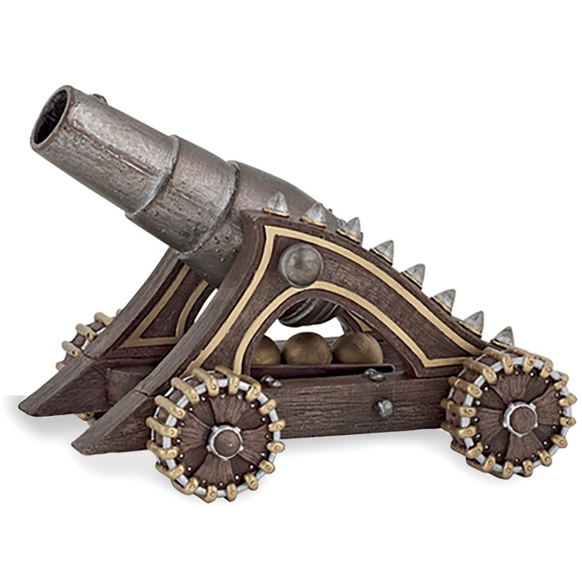 Canon médiéval pour figurine marron, PAPO
