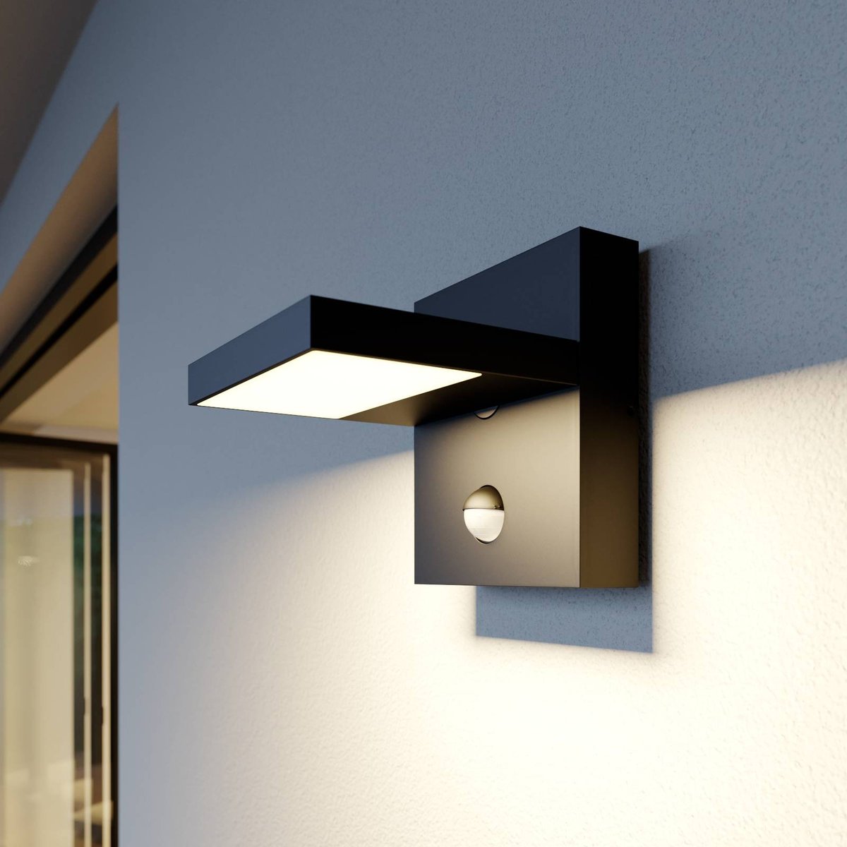 Applique extérieure en aluminium moderneLED gris graphite (ral 840-m), LUCANDE
