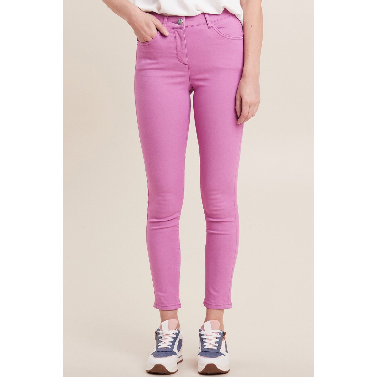 Pantalon magique Le Léger coupe ajustée mauve, BREAL