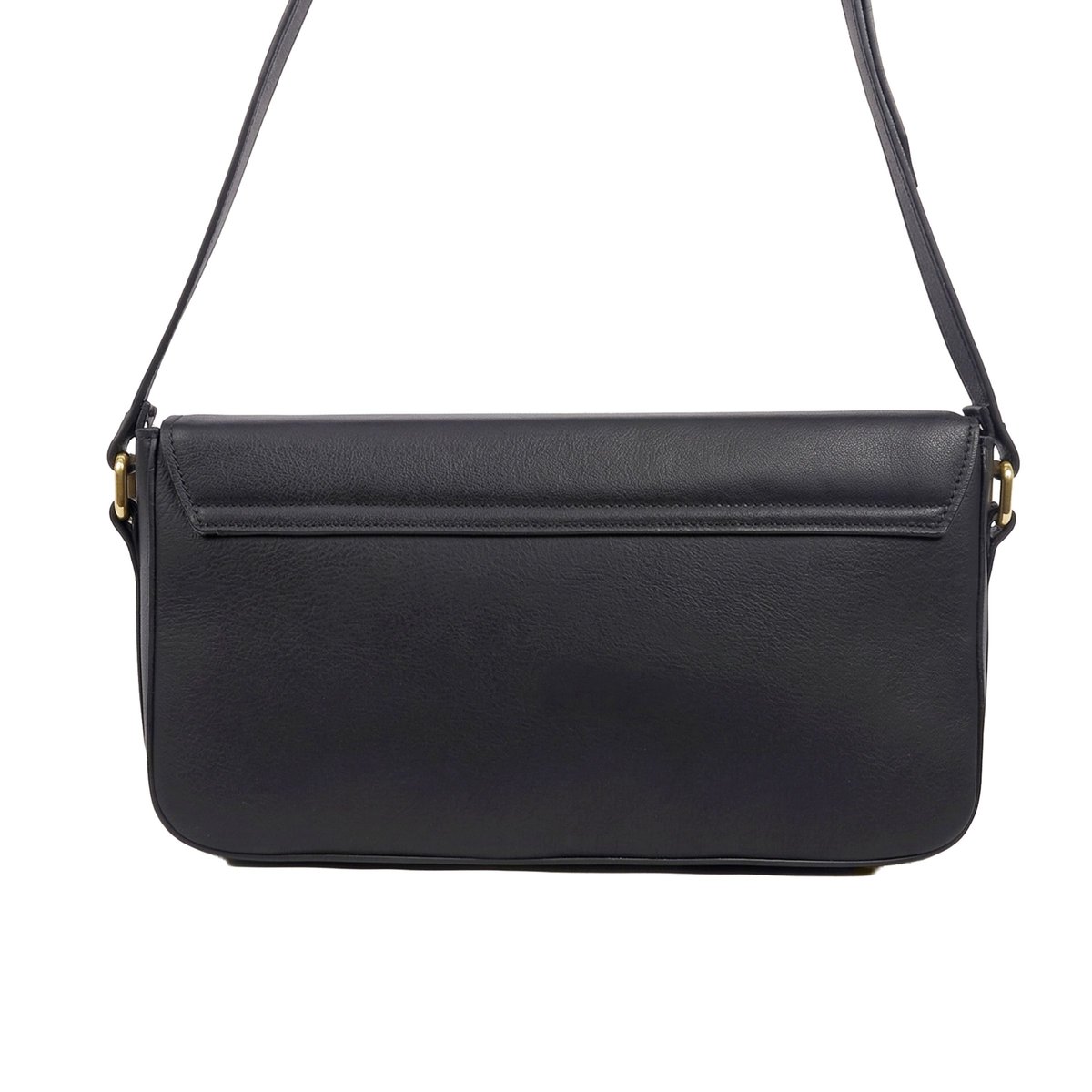 Sac baguette Hortense cuir noir, JULES & JENN