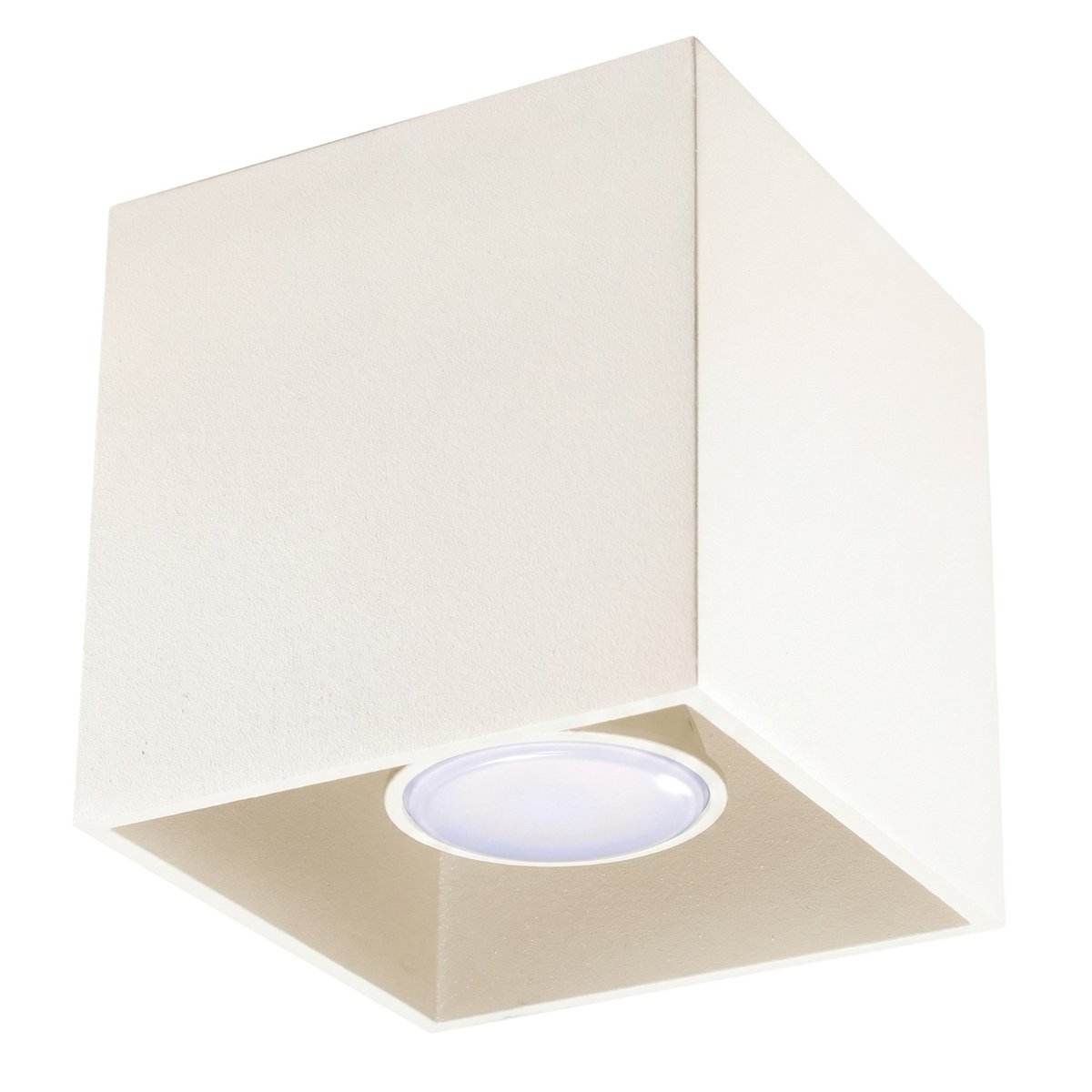 Plafonnier Aluminium Beige GU10 1 Quad beige, EDEN