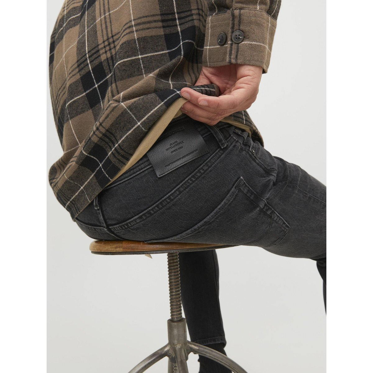 Jean Coupe Tapered black denim, JACK & JONES