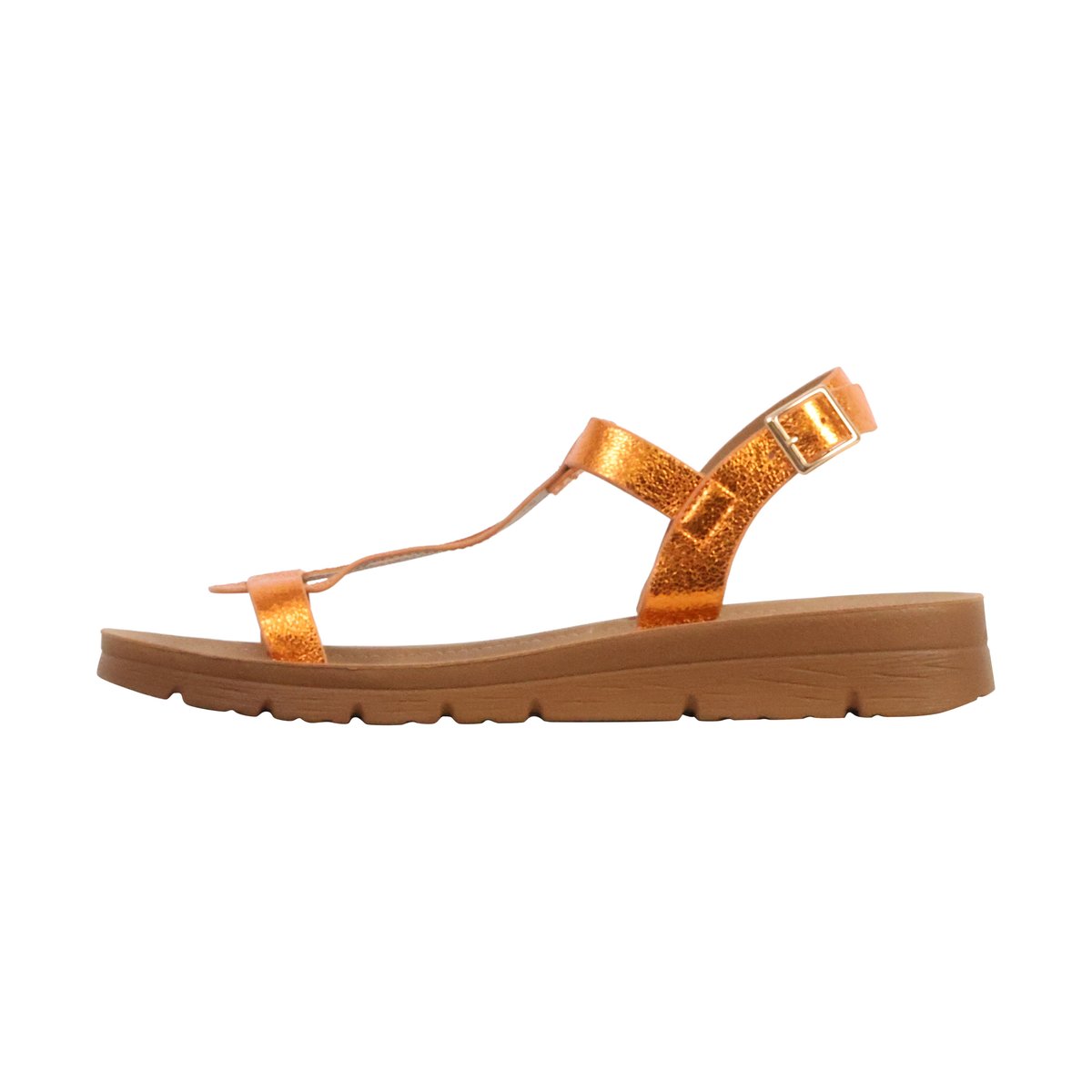 Sandales à Bride orange, THE DIVINE FACTORY