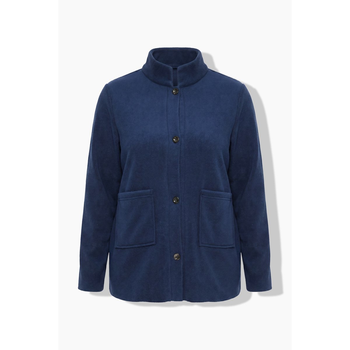 Veste en polaire, col montant marine, ULLA POPKEN