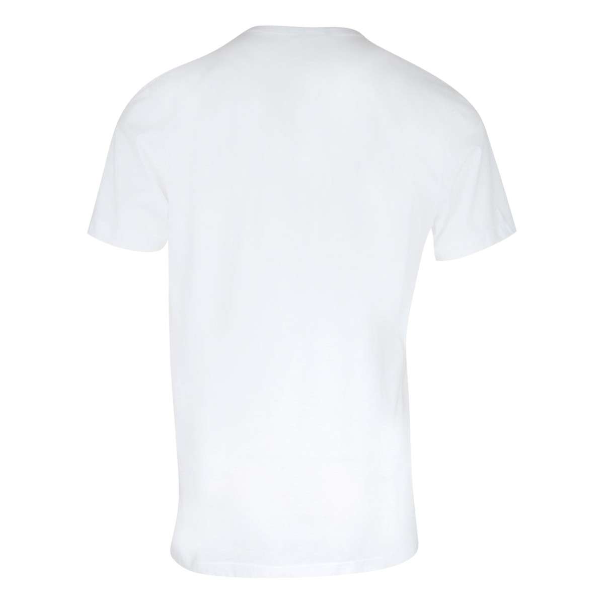 T-shirt col V coton d'Egypte blanc, EMINENCE