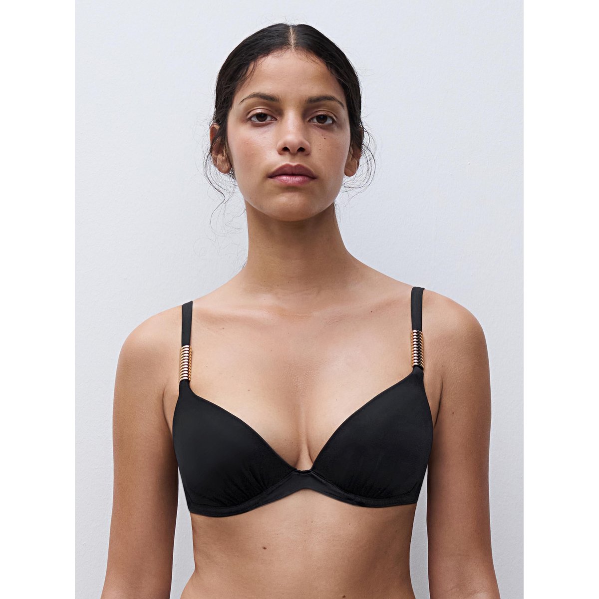 Haut de maillot de bain push-up bretelles multipositions ICON noir, CHANTELLE