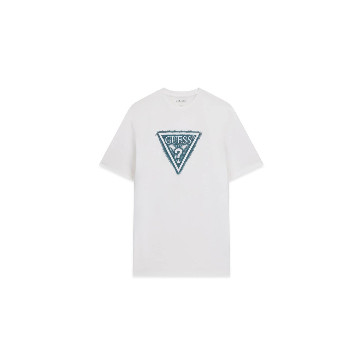 T-Shirt Avec Logo blanc, GUESS