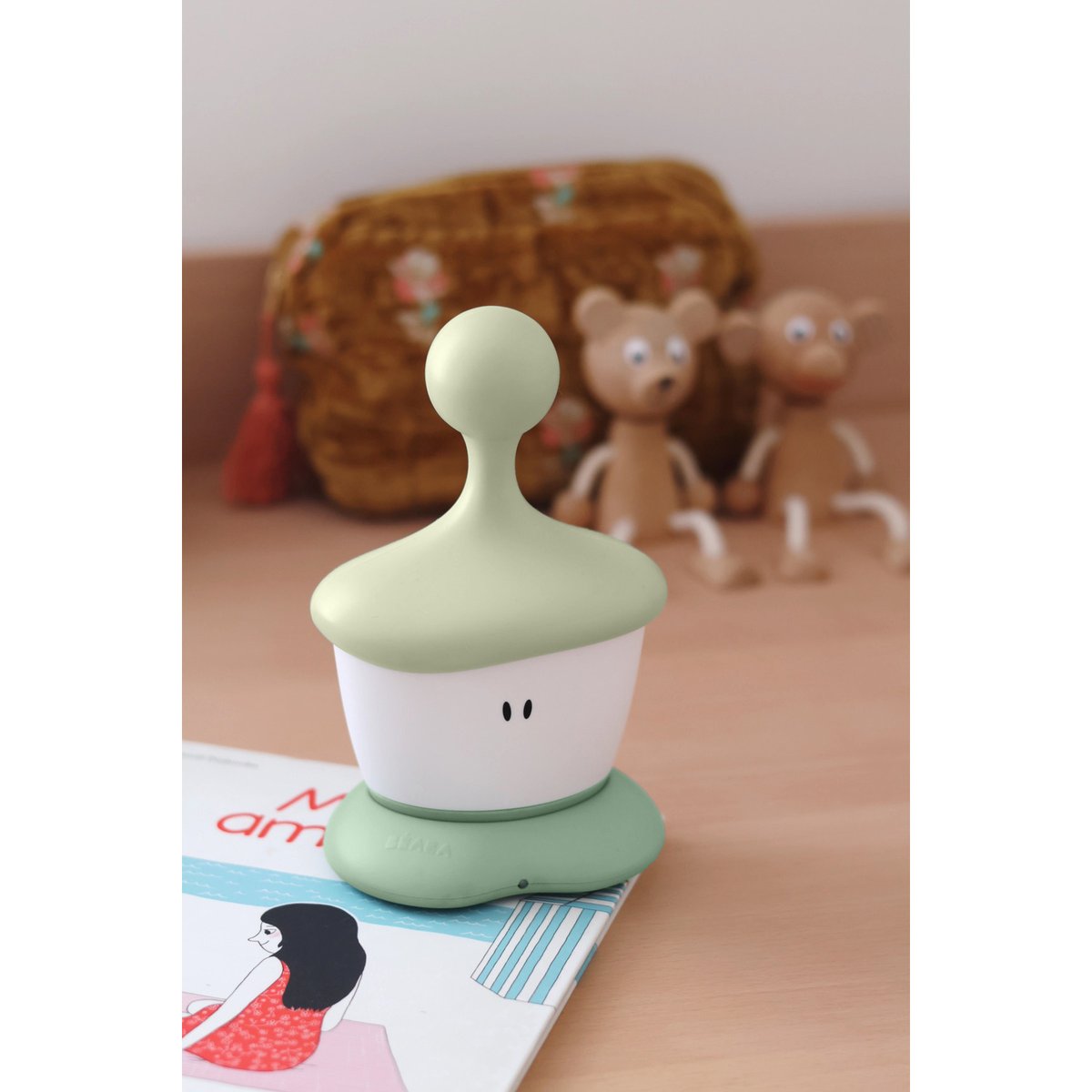 Veilleuse nomade Pixie 2 en 1 blanc, vert, BEABA