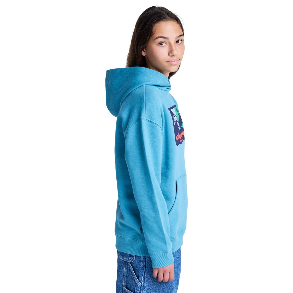 Sweat à capuche MEMORY PO Y bleu brittany blue, ELEMENT