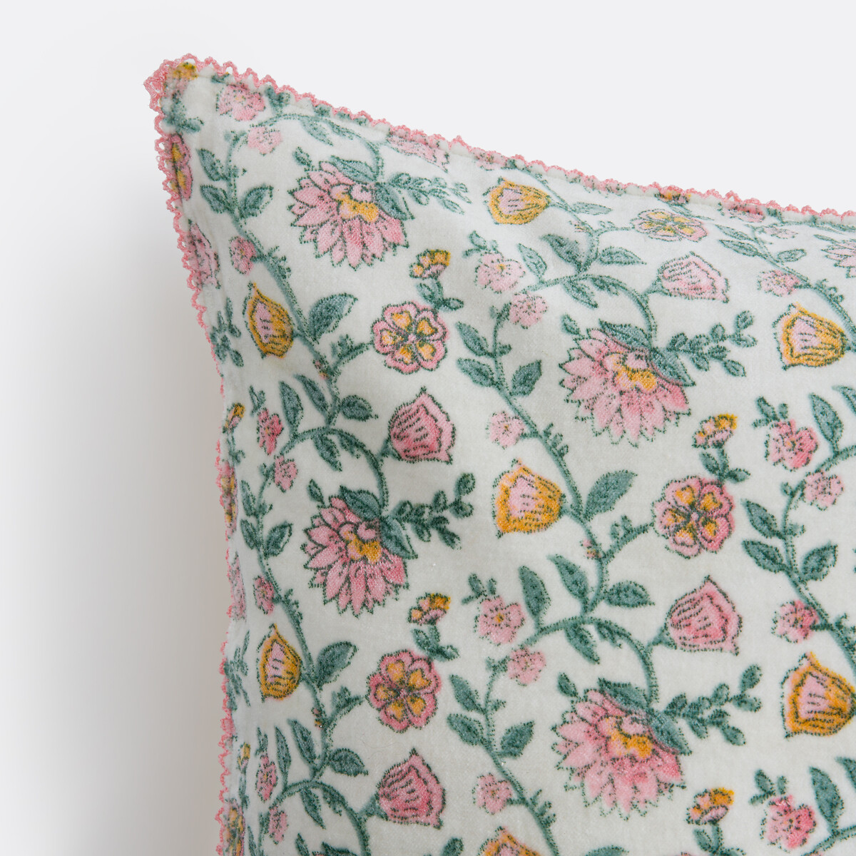 Housse de coussin, velours 50x50 cm, Yassia multicolore, LA REDOUTE INTERIEURS