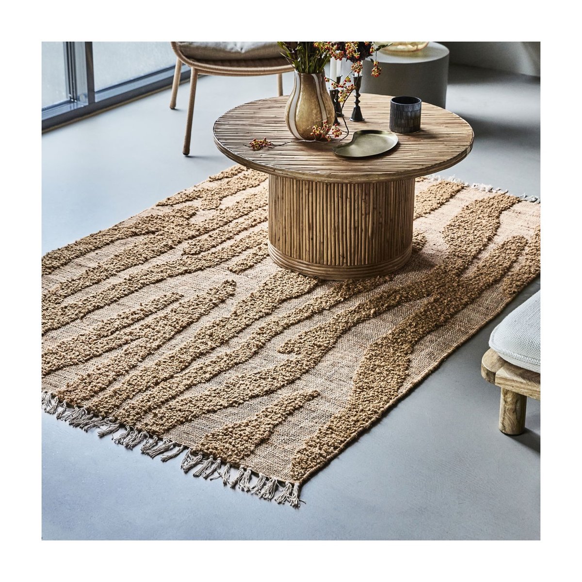 Tapis Get 200x140 cm marron, HOUSE DOCTOR