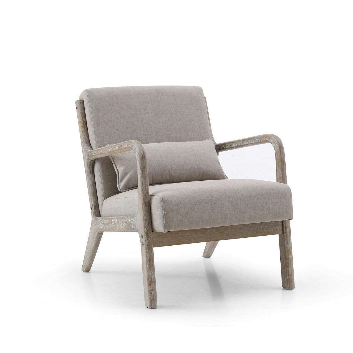 Ezra Linen Armchair oatmeal, SO'HOME