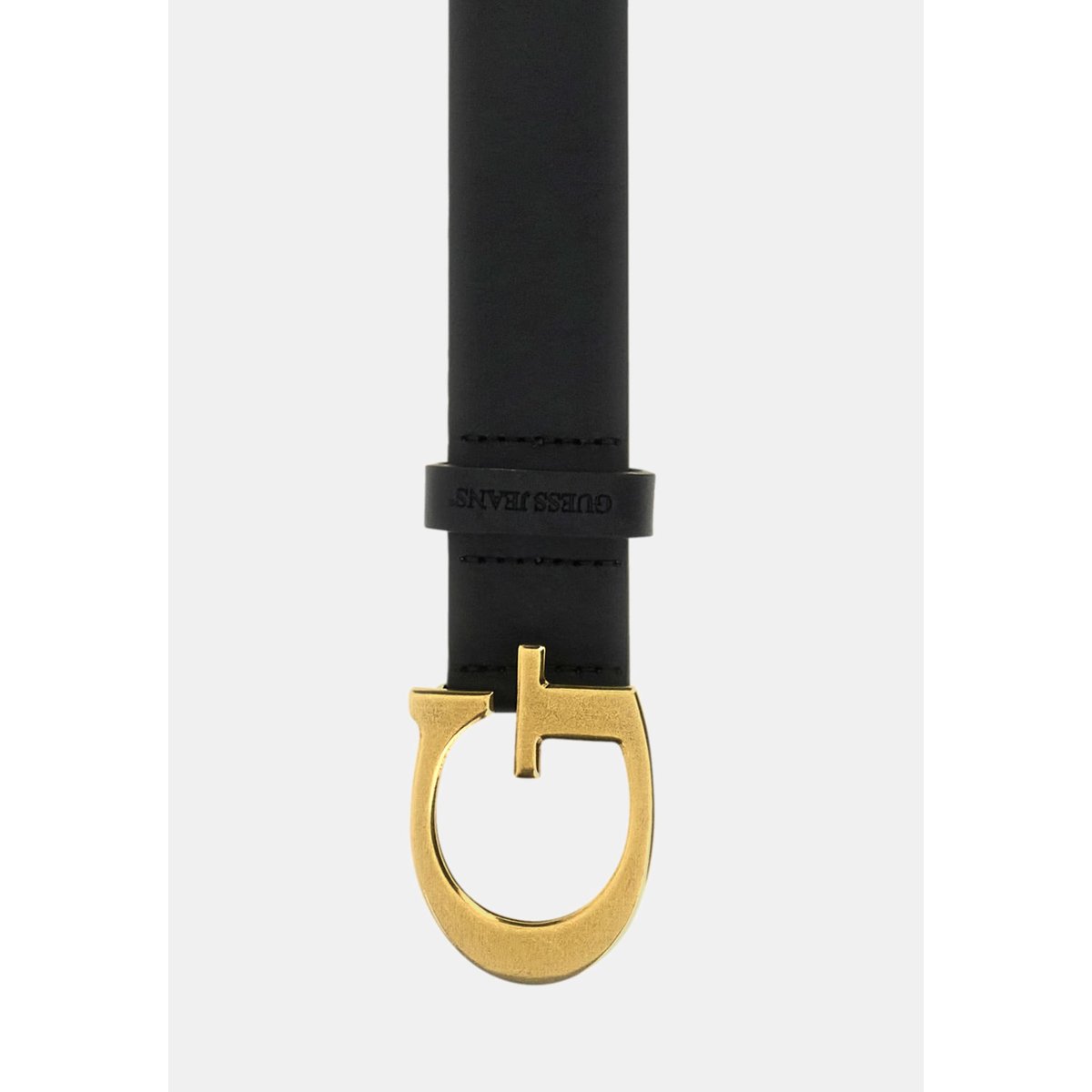 Ceinture En Cuir Véritable noir, GUESS JEANS