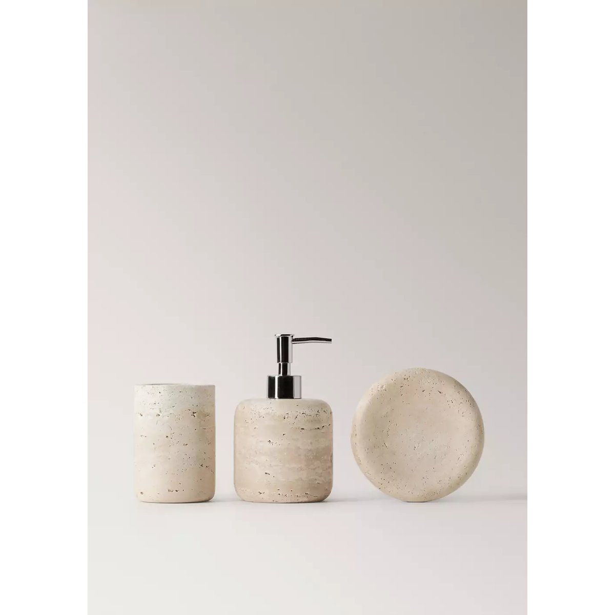 Distributeur de savon marbre écru, MANGO HOME