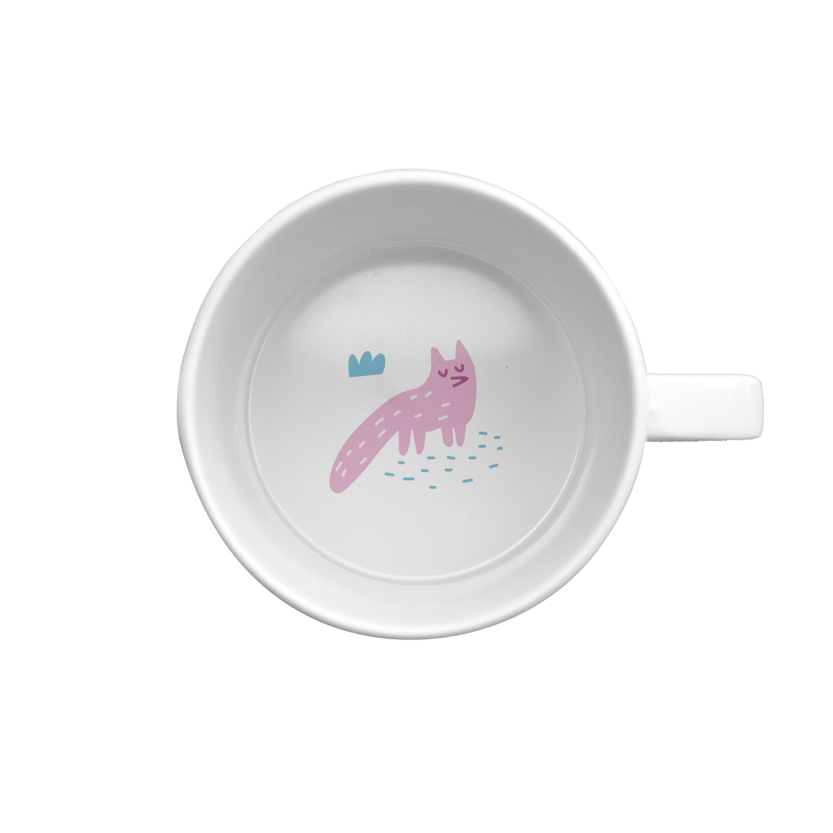 Petit Mug LA BANQUISE blanc, bleu, PETIT JOUR