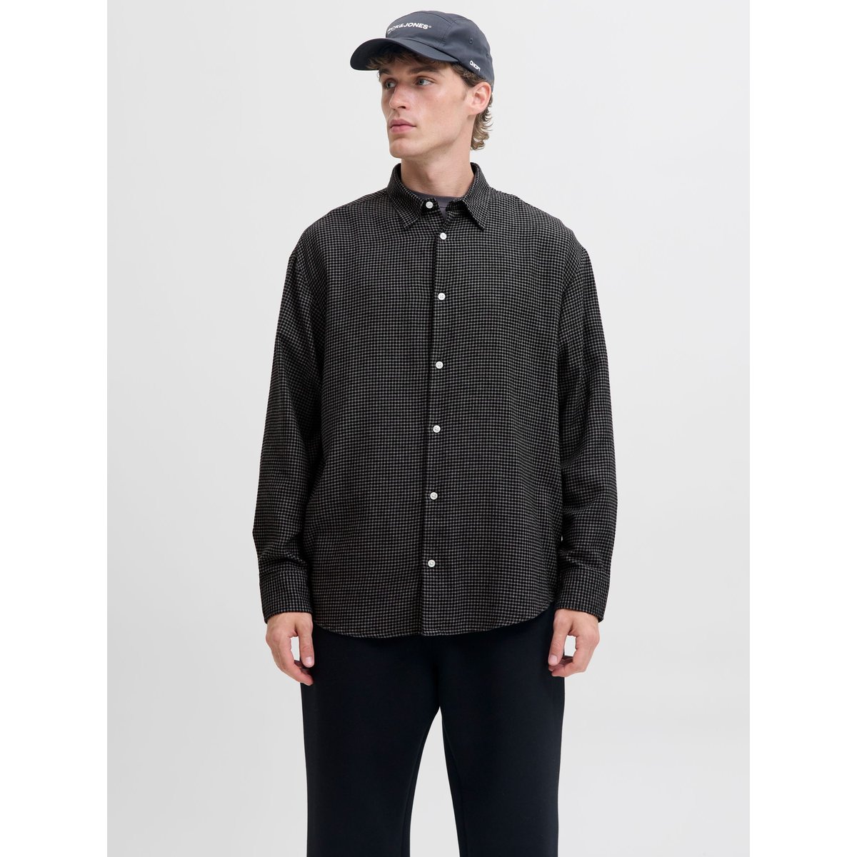 Chemise En Flanelle grise - city skyline, JACK & JONES