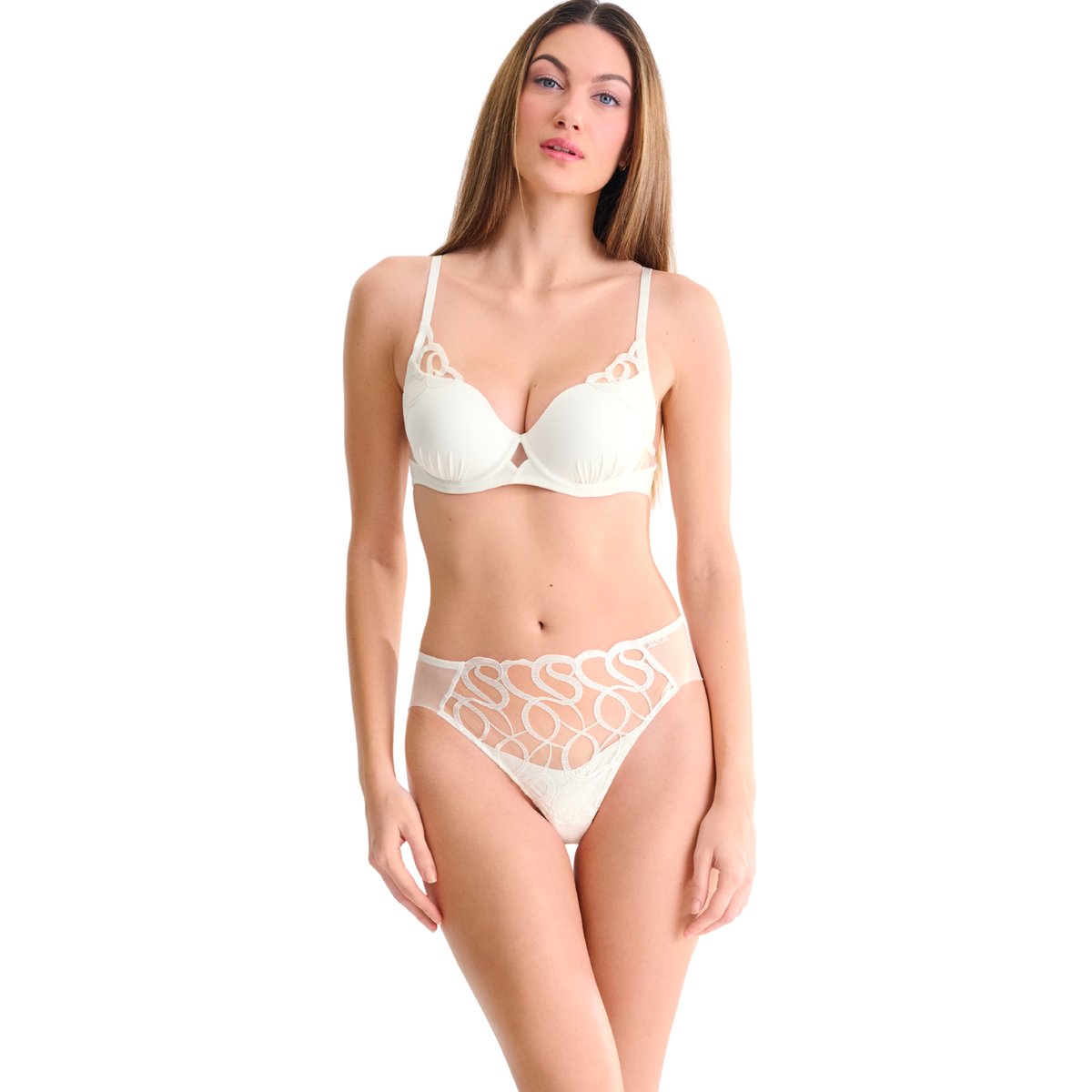Soutien-gorge préformé SHINY SECRET Mariage ivoire, LISCA
