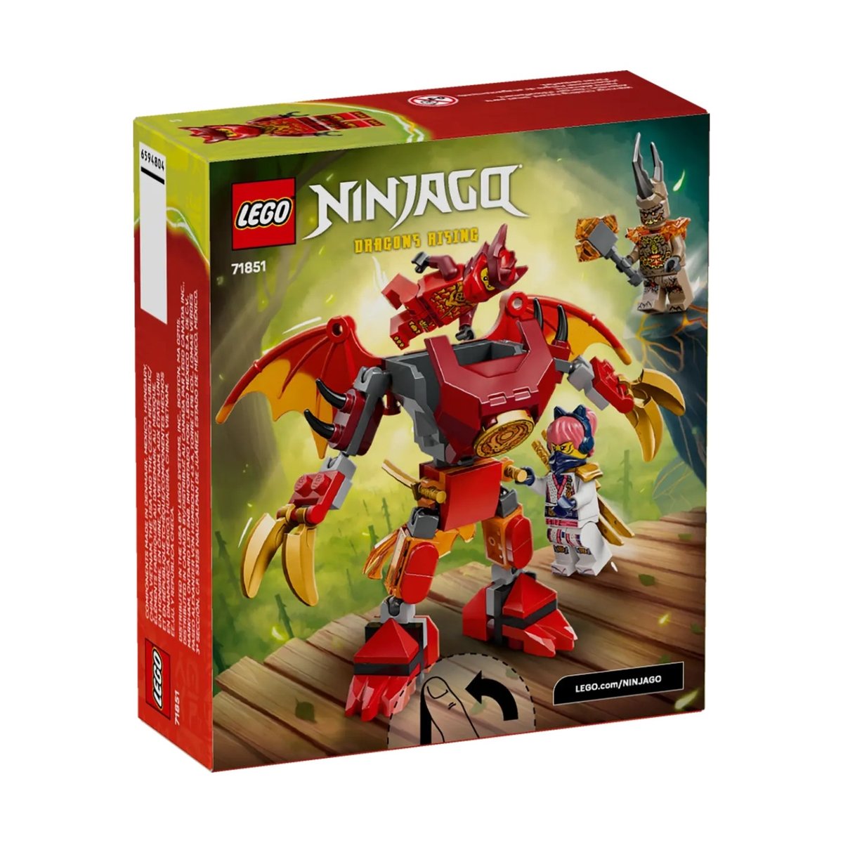 Ninjago Pack de combat : le robot dragon de Kai multicolore, LEGO