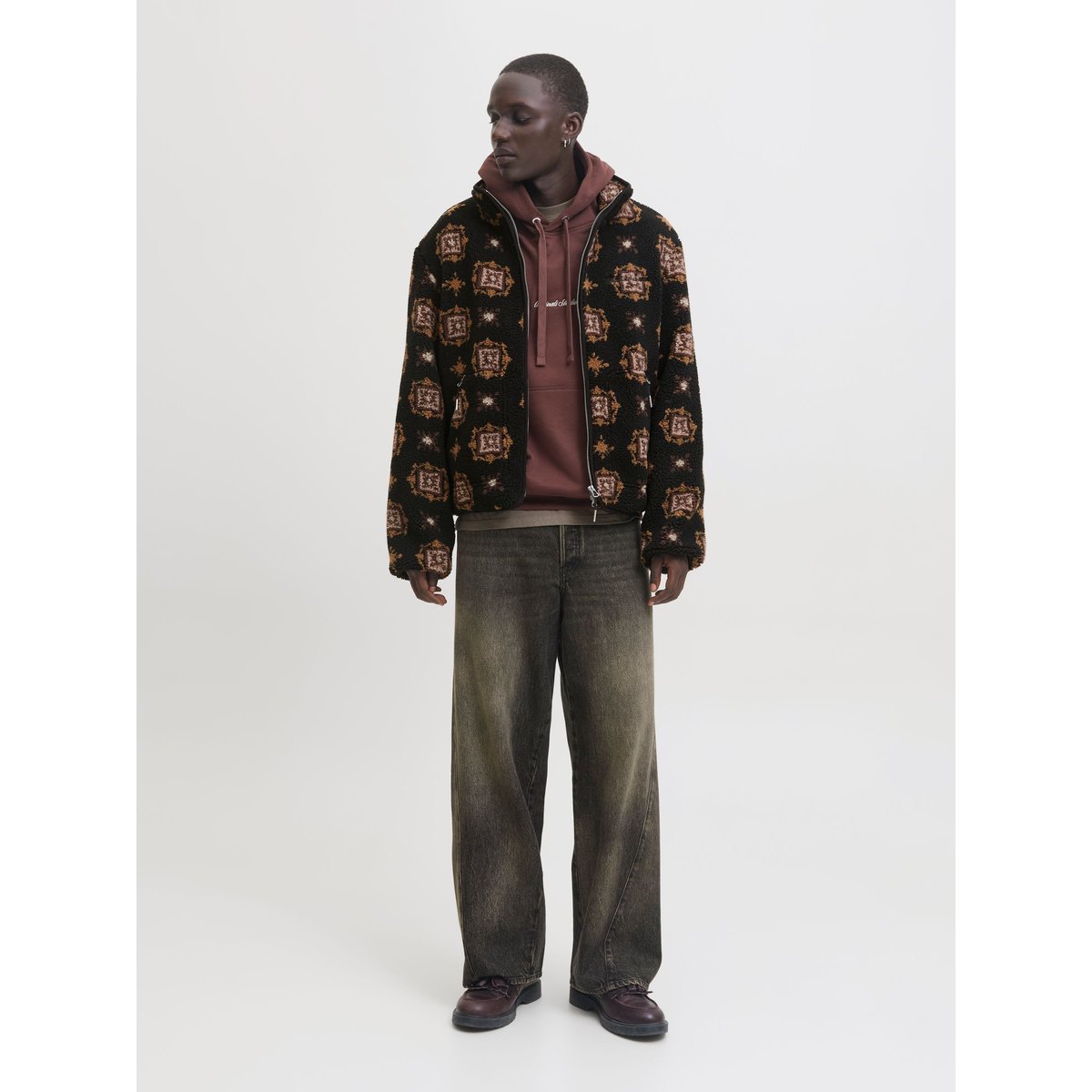 Manteau En Peluche black, JACK & JONES