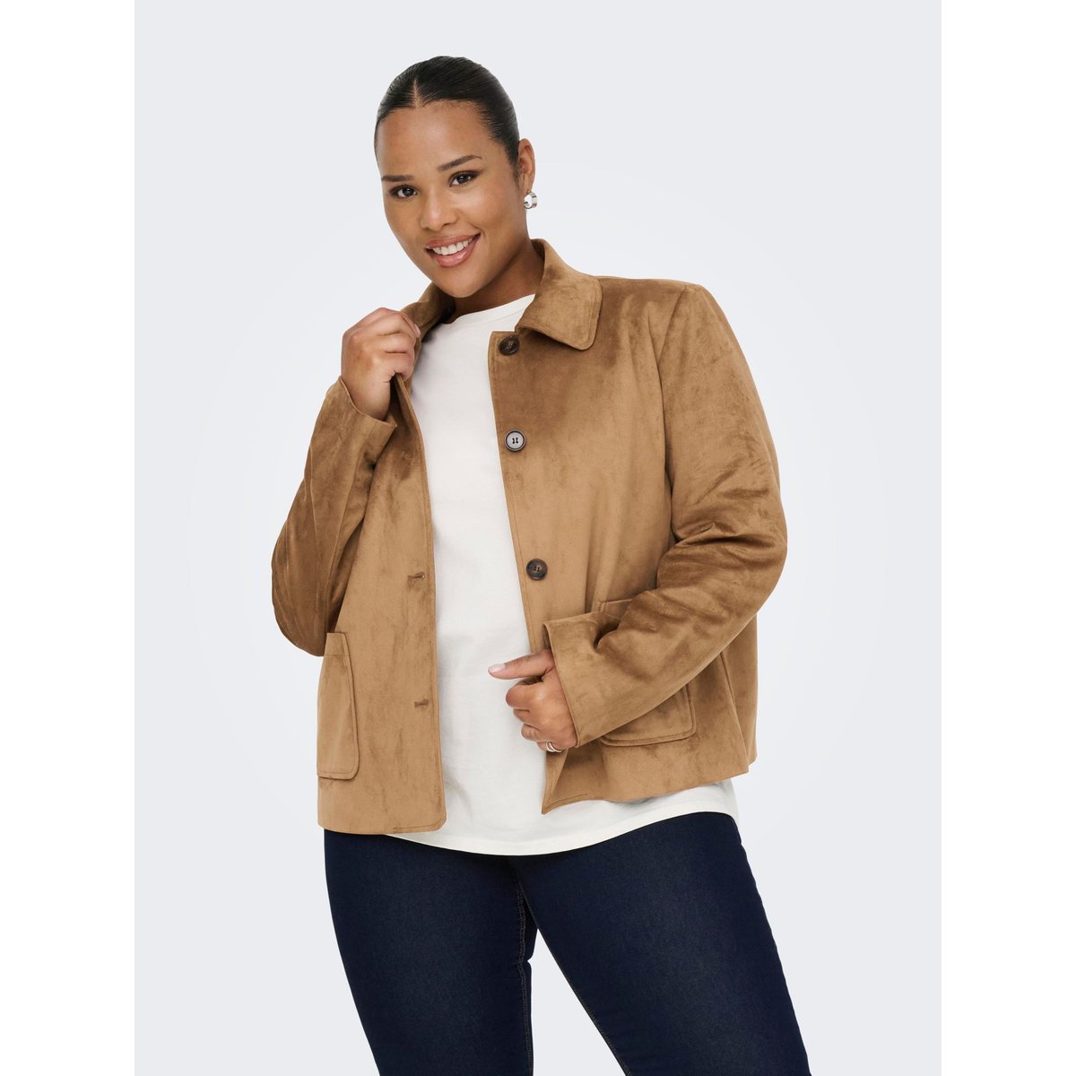 Veste cognac, ONLY CARMAKOMA
