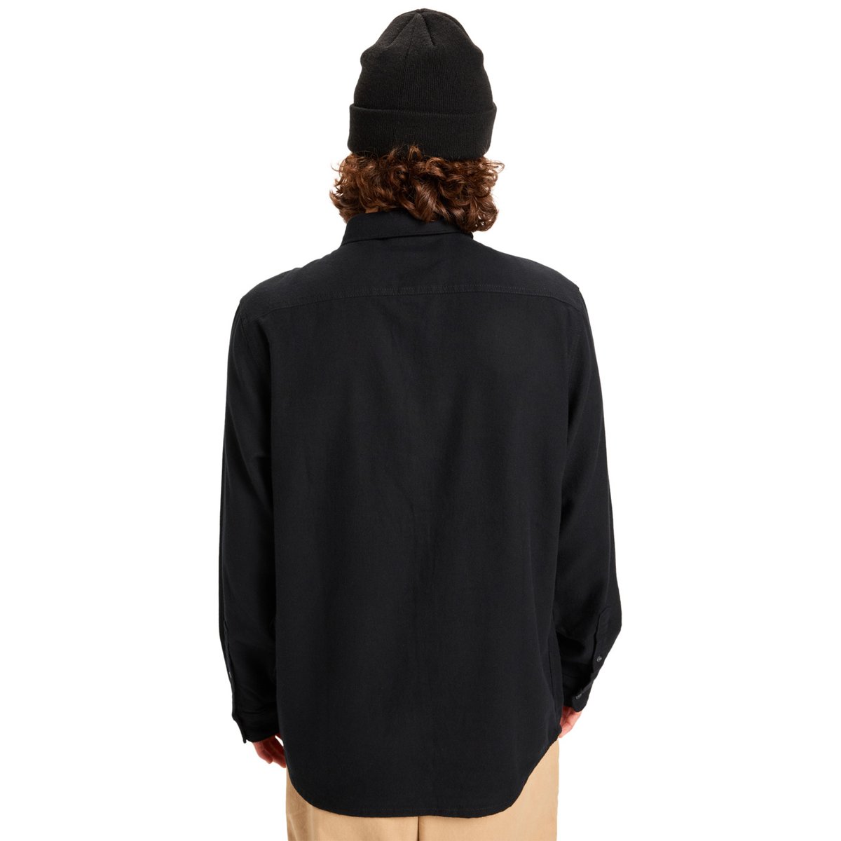 Chemise manches longues MOTHERFLY SOLID noir black, QUIKSILVER
