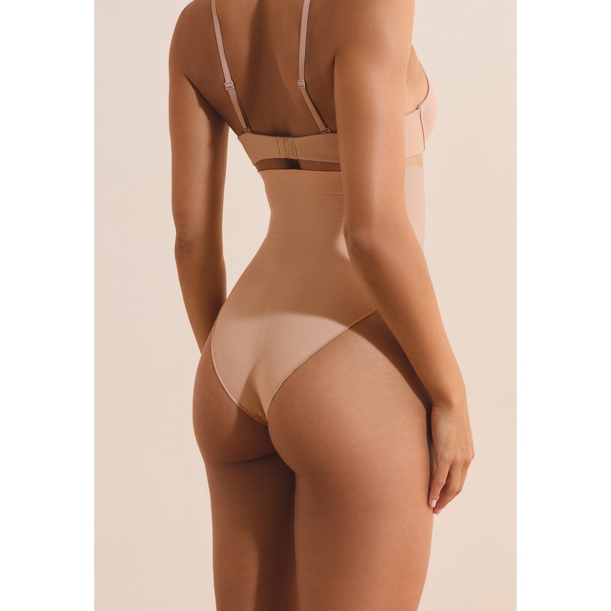 Culotte taille haute sculptante PURE SCULPT lin, ETAM