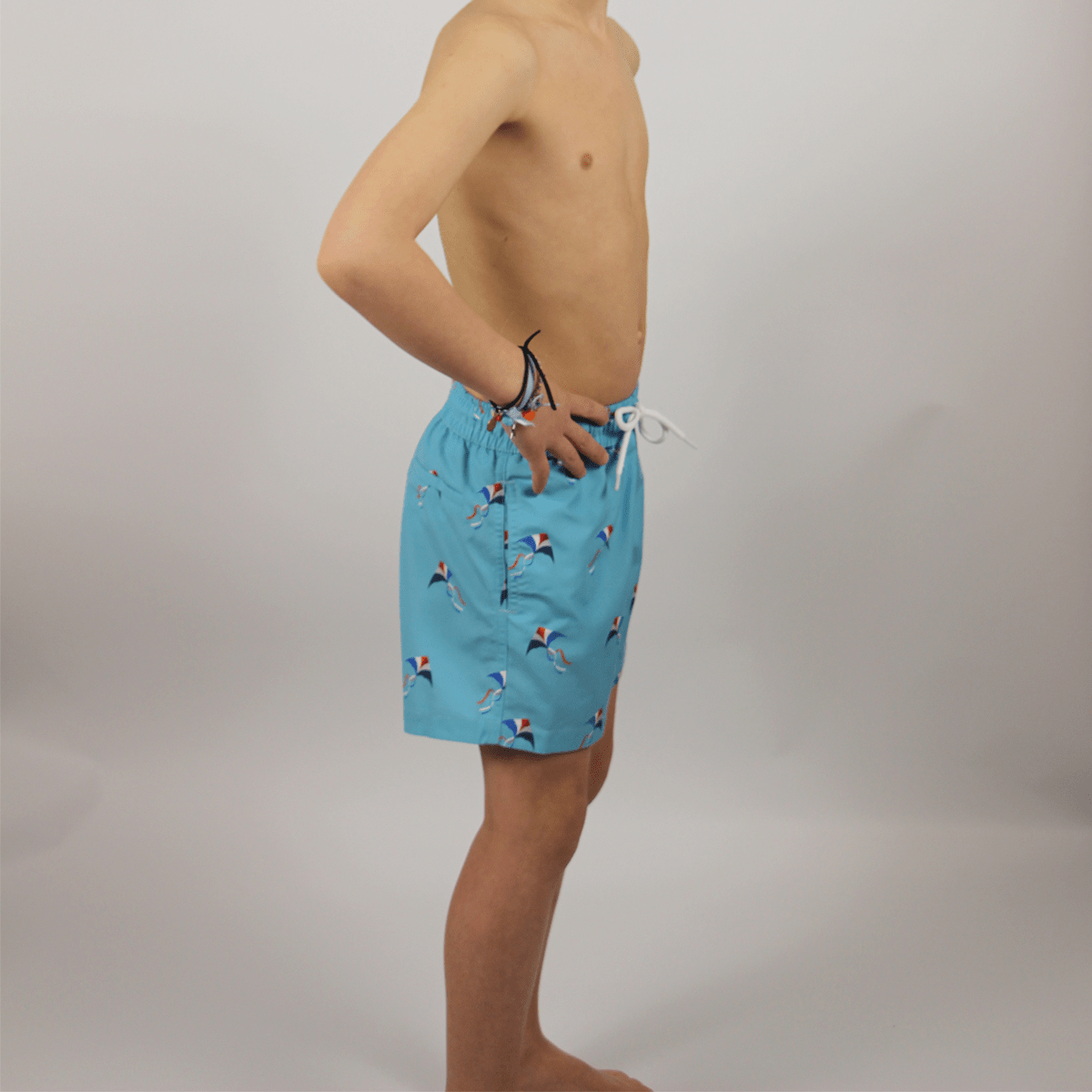 Short de bain Le petit AFFRANCHI bleu, VENDREDI