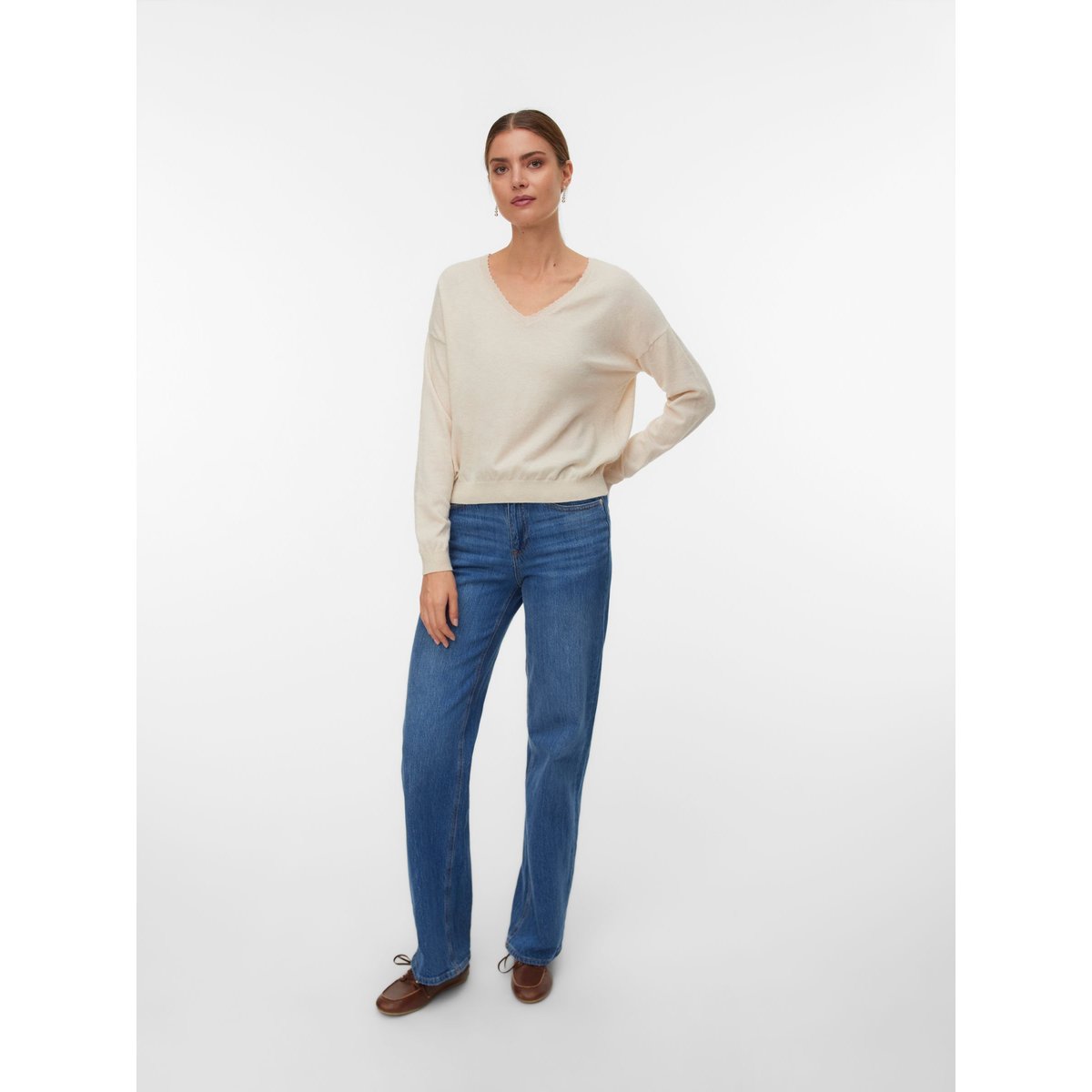 Pull En Maille birch, VERO MODA
