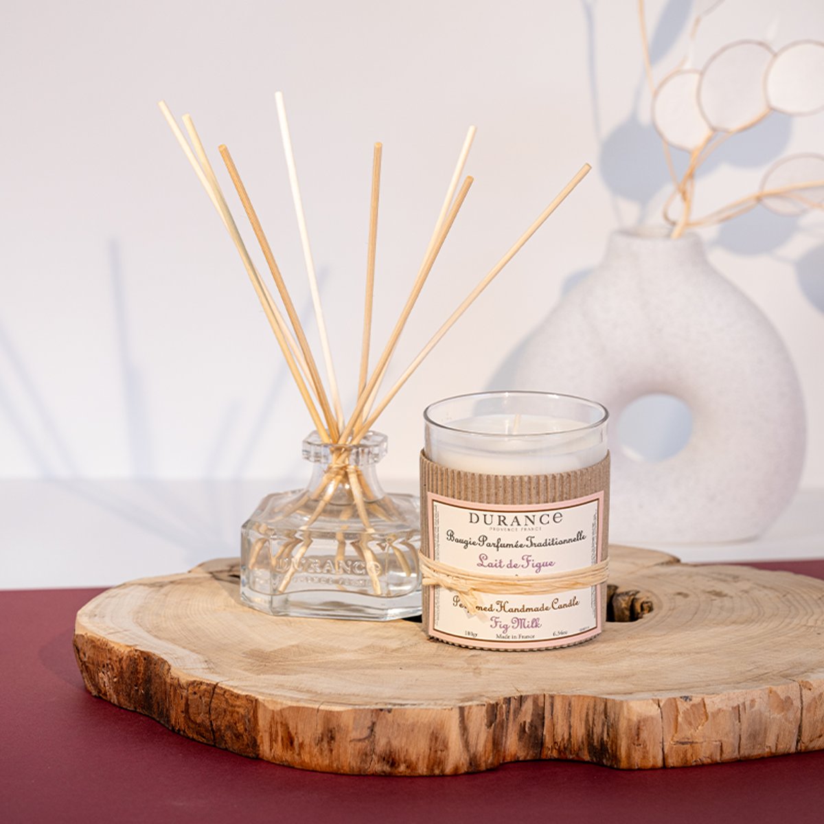 Recharge diffuseur de parfum LAIT DE FIGUE couleur unique, DURANCE