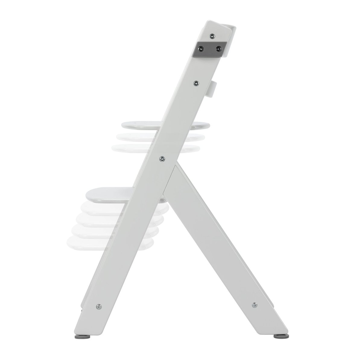 Chaise Haute Bébé En Bois Avec Coussin Timba white, BEBECONFORT