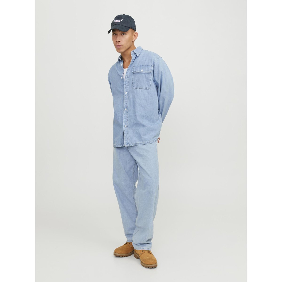 Jean Baggy Fit blue denim, JACK & JONES