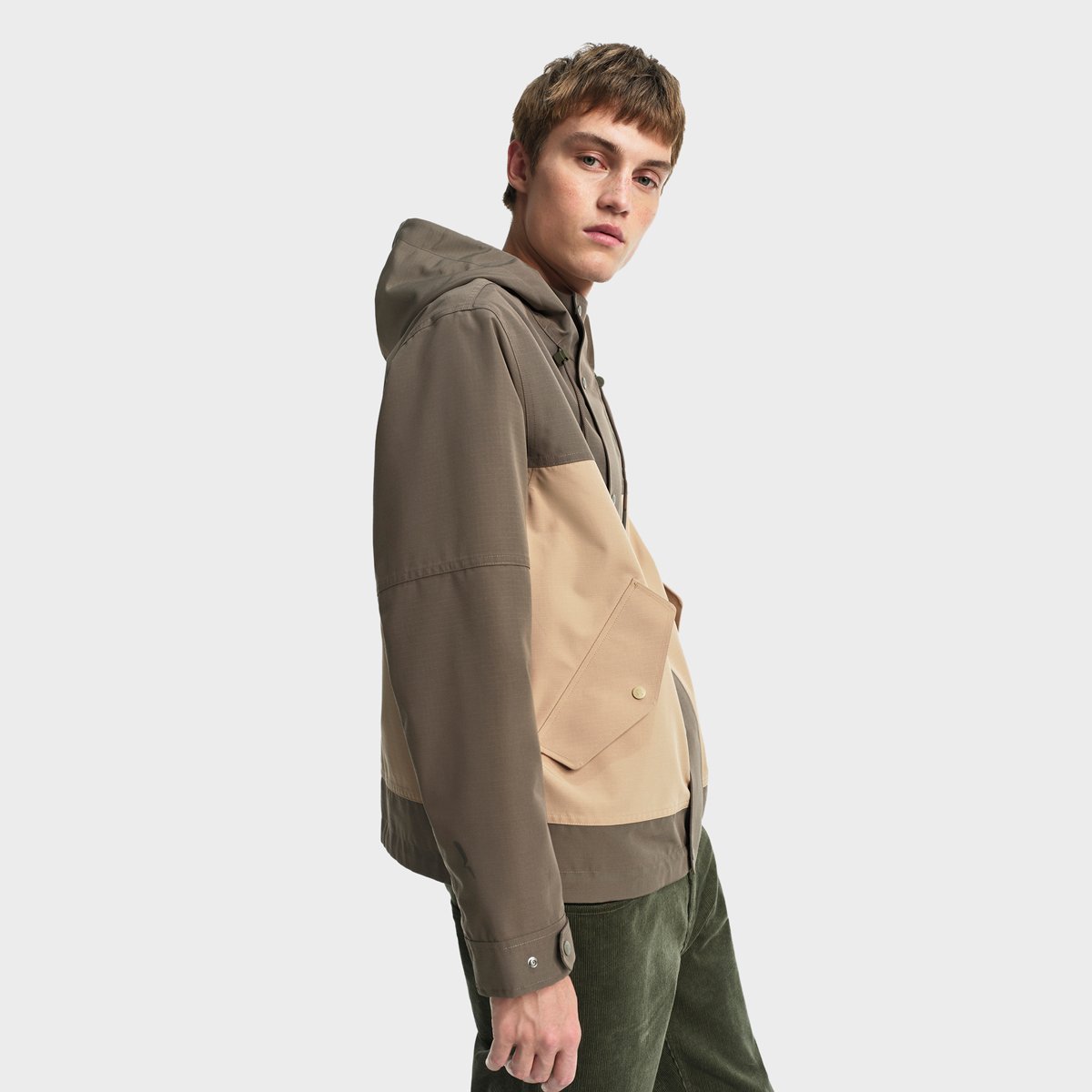 Veste courte à capuche MTD sable, AIGLE