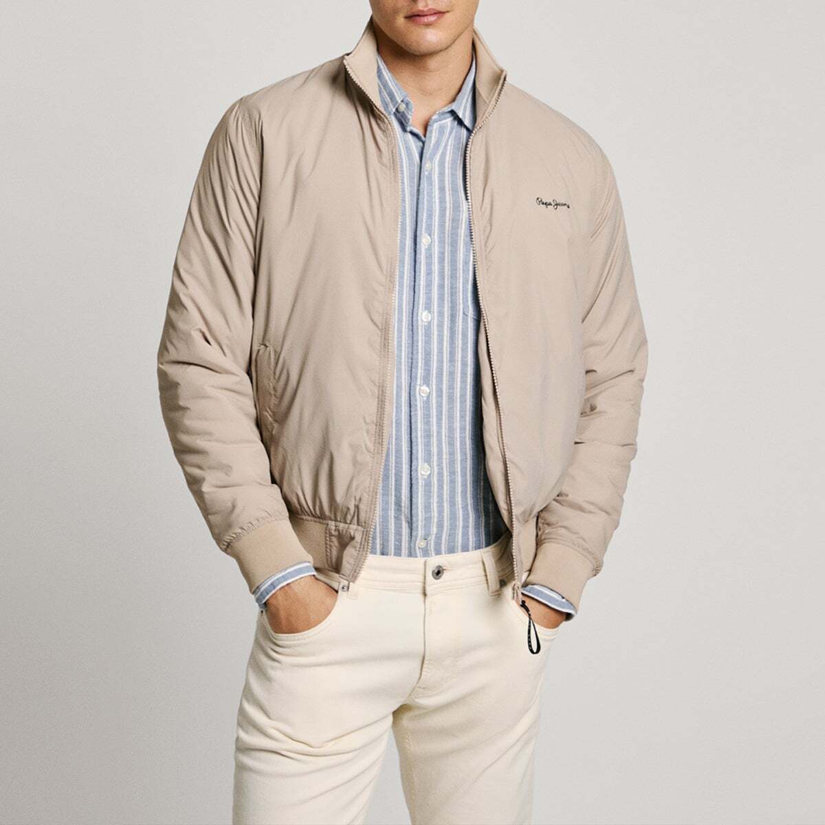 Blouson léger beige clair, PEPE JEANS