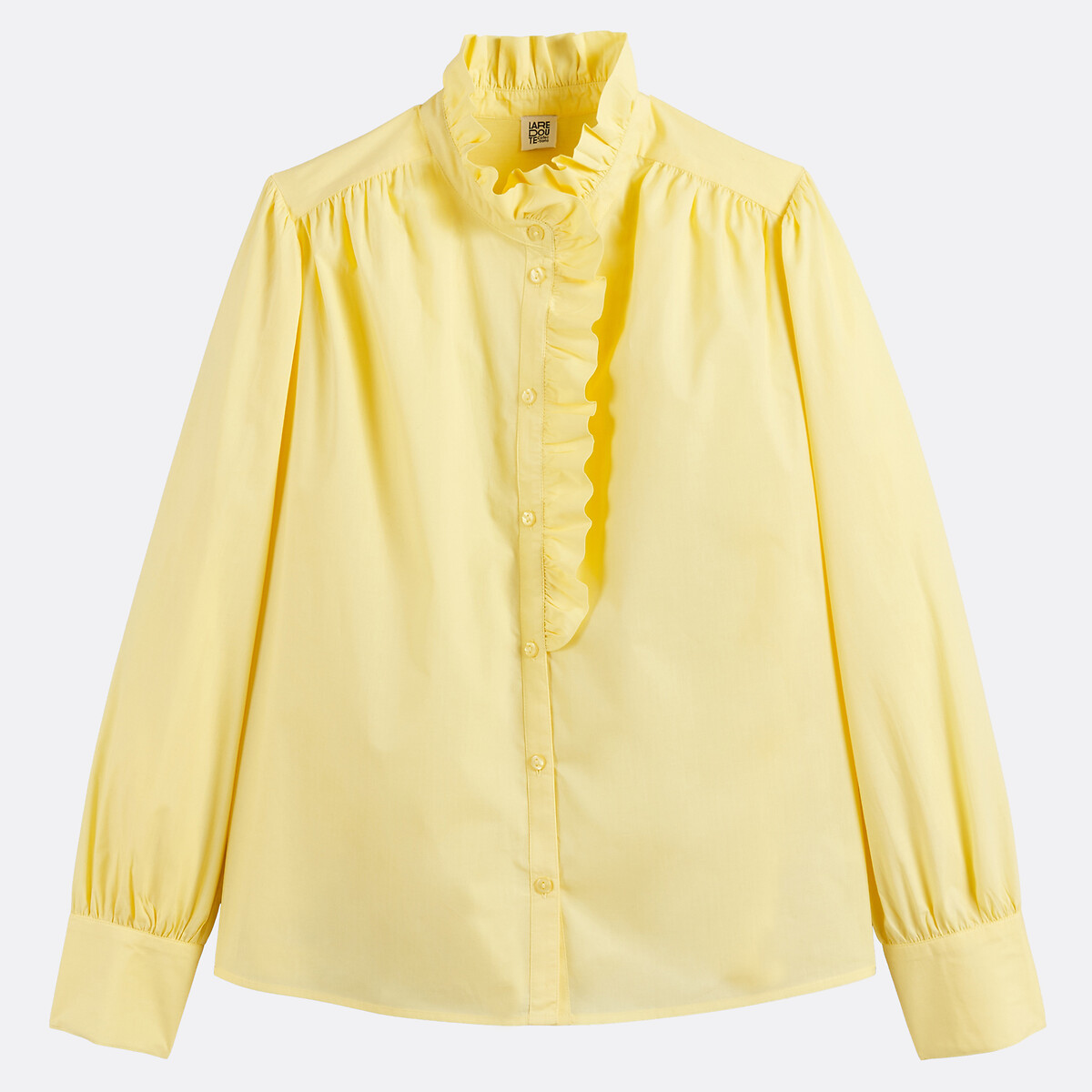 Chemise col victorien, Signature CHARLENE jaune, LA REDOUTE COLLECTIONS