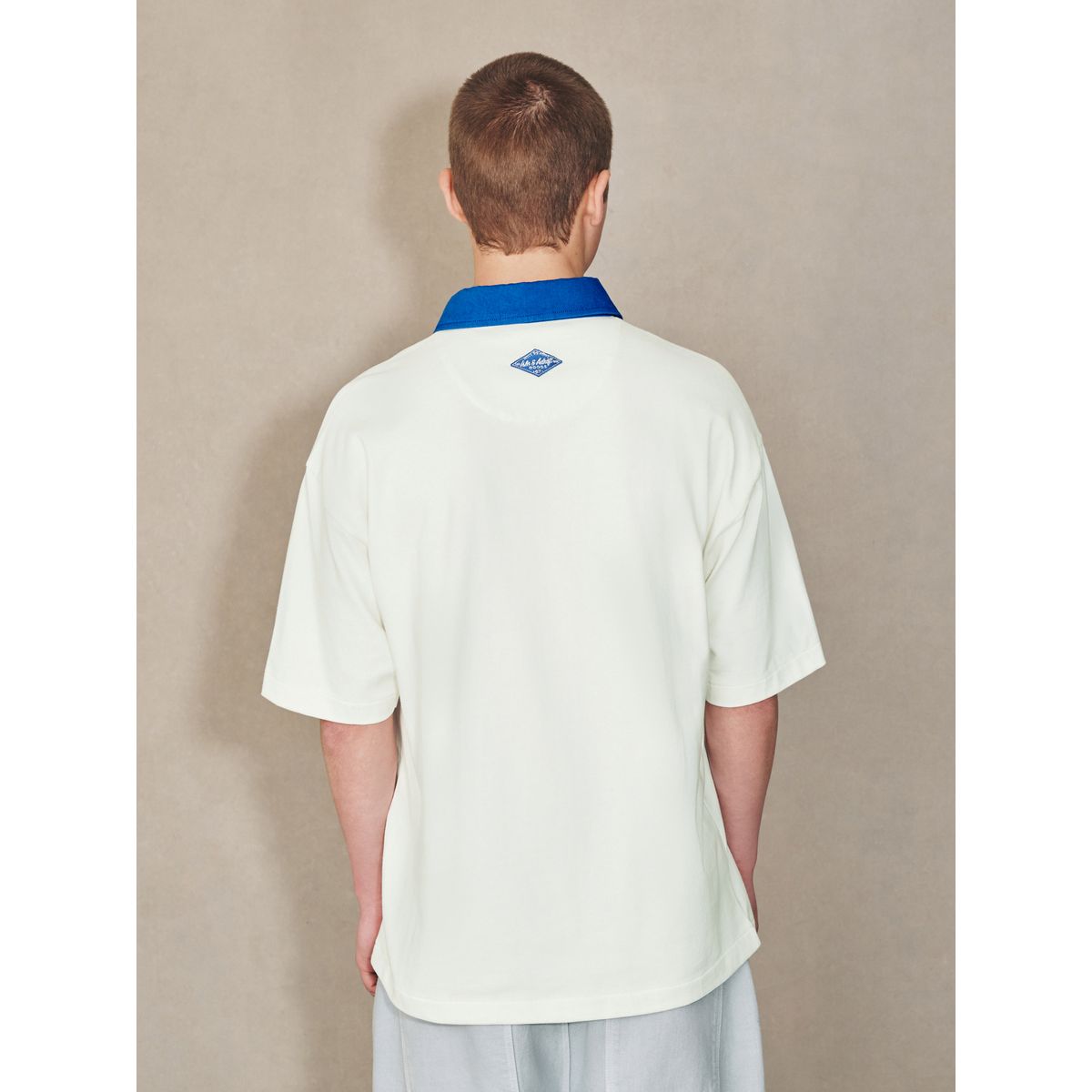 Maillot de rugby oversize edit imprimé blanc, NEXT