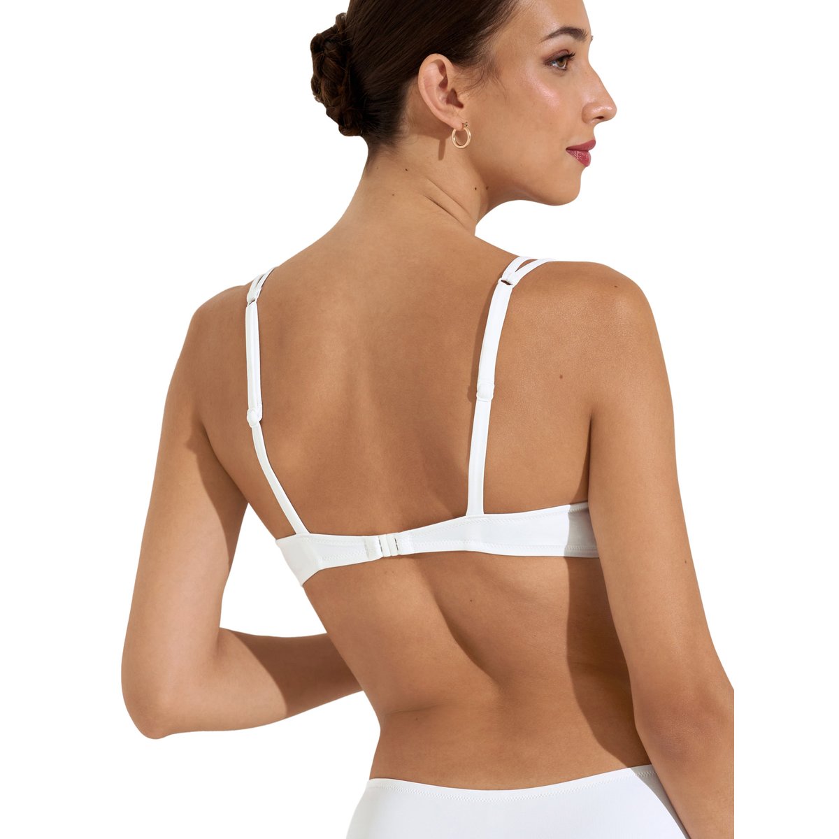 Haut maillot de bain préformé Sardinia blanc, LISCA